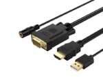 مبدل اچ دی ام آی به وی جی ای و صدا و میکرو یو اس بی اوریکو  ORICO VGA/HDMI Adapter Cable XD-HTVA 5m - Image 2