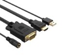مبدل اچ دی ام آی به وی جی ای و صدا و میکرو یو اس بی اوریکو  ORICO VGA/HDMI Adapter Cable XD-HTVA 5m - Image 3