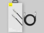 کابل شارژ سریع و انتقال داده تایپ سی به تایپ سی بیسوس Baseus Cafule Series Metal Data Cable Type-C to Type-C 100W 1m CATJK-C06 - Image 6