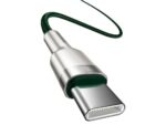 کابل شارژ سریع و انتقال داده تایپ سی به تایپ سی بیسوس Baseus Cafule Series Metal Data Cable Type-C to Type-C 100W 1m CATJK-C06 - Image 2
