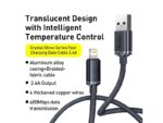 کابل لایتنینگ 1.2 متری بیسوس Baseus CAJY000001 Crystal Shine 1.2m Lightning Cable - Image 11
