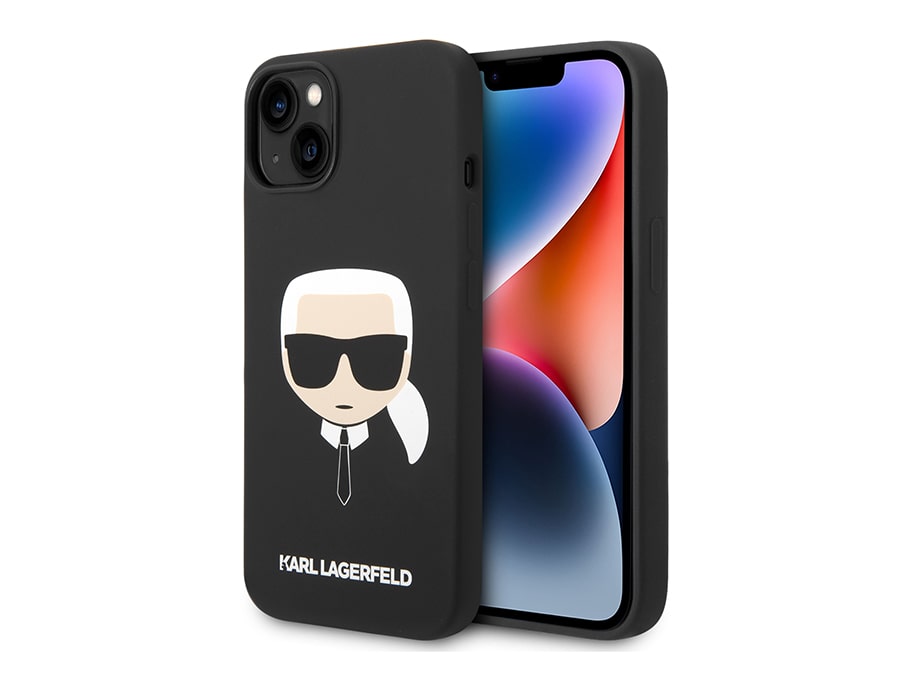 قاب سیلیکونی آیفون 14 پلاس طرح کارل CG Mobile iphone 14 Plus Karl Lagerfeld Silicone Case قاب سیلیکونی آیفون 14 پلاس طرح کارل CG Mobile iphone 14 Plus Karl Lagerfeld Silicone Case - Image 1
