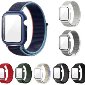بند اپل واچ سری4-6/SE اس ای سایز 44 میلی متری کوتتسی Coteetci W77 nylon integrated case strap 44mm 21020