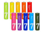 باتری نیم قلمی رنگین کمانی شیائومی Xiaomi Rainbow AAA Battery Pack Of 10 - تصویر 2