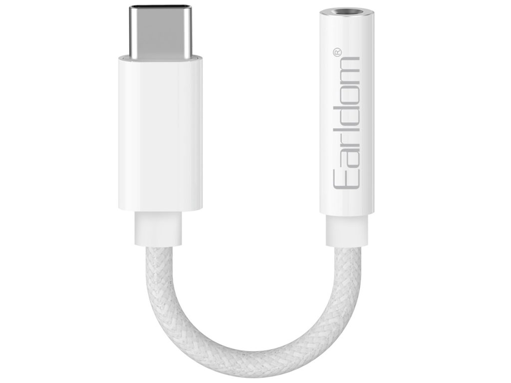 کابل تبدیل تایپ سی به جک 3.5 میلیمتری ارلدام Earldom ET-OT69 Type-C TO 3.5mm Audio adapter کابل تبدیل تایپ سی به جک 3.5 میلیمتری ارلدام Earldom ET-OT69 Type-C TO 3.5mm Audio adapter - Image 1