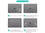 کاور محافظ بدنه مک بوک پرو 16 کوتتسی Coteetci MacBook fuselage film set 2021 New MacBook Pro 16 (A2485) 15002 - Image 9