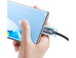 کابل سوپر فست شارژ یو اس بی به تایپ سی 100 وات 1.2 متری بیسوس Baseus Crystal Shine USB to USB-C Cable CAJY000401 - Image 16