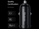 شارژر فندکی تایپ سی 30 وات همراه با کابل لایتنینگ مک دودو Mcdodo CC-7492 PD30W USB-C Fast Car Charger - Image 5