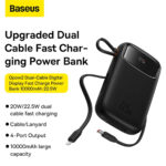 پاوربانک شارژر سریع 22.5 وات به همراه کابل 10000 بیسوس P10055002113 - Image 5
