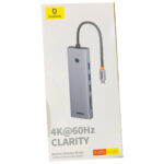 هاب تایپ سی 10 پورت فلزی بیسوس B0005280C811-00 BS-OH161 - Image 11
