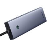 هاب تایپ سی 10 پورت فلزی بیسوس B0005280C811-00 BS-OH161 - Image 4