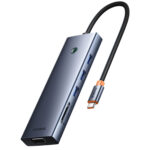هاب تایپ سی 10 پورت فلزی بیسوس B0005280C811-00 BS-OH161 - Image 6