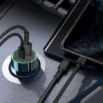 شارژر فندکی فست شارژ ماشین تایپ سی 20 وات ایکس او TZ11 - Image 7