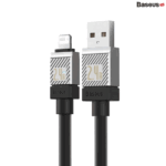 کابل فست شارژ یو اس بی به لایتنینگ 2.4 آمپر 2 متری بیسوس CB000044 CAKW000502 - Image 11