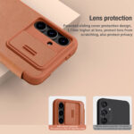 قاب کلاسوری گوشی سامسونگ گلکسی اس 24 اف ای نیلکین Qin Pro Series Leather - Image 16