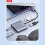 هاب تایپ سی 4 پورت یو اس بی ایکس او HUB012B - Image 2