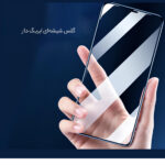 گلس ایربگ دار آیفون 15 پرومکس 5 بعدی موکوسون 5D Silicon Plus - Image 4