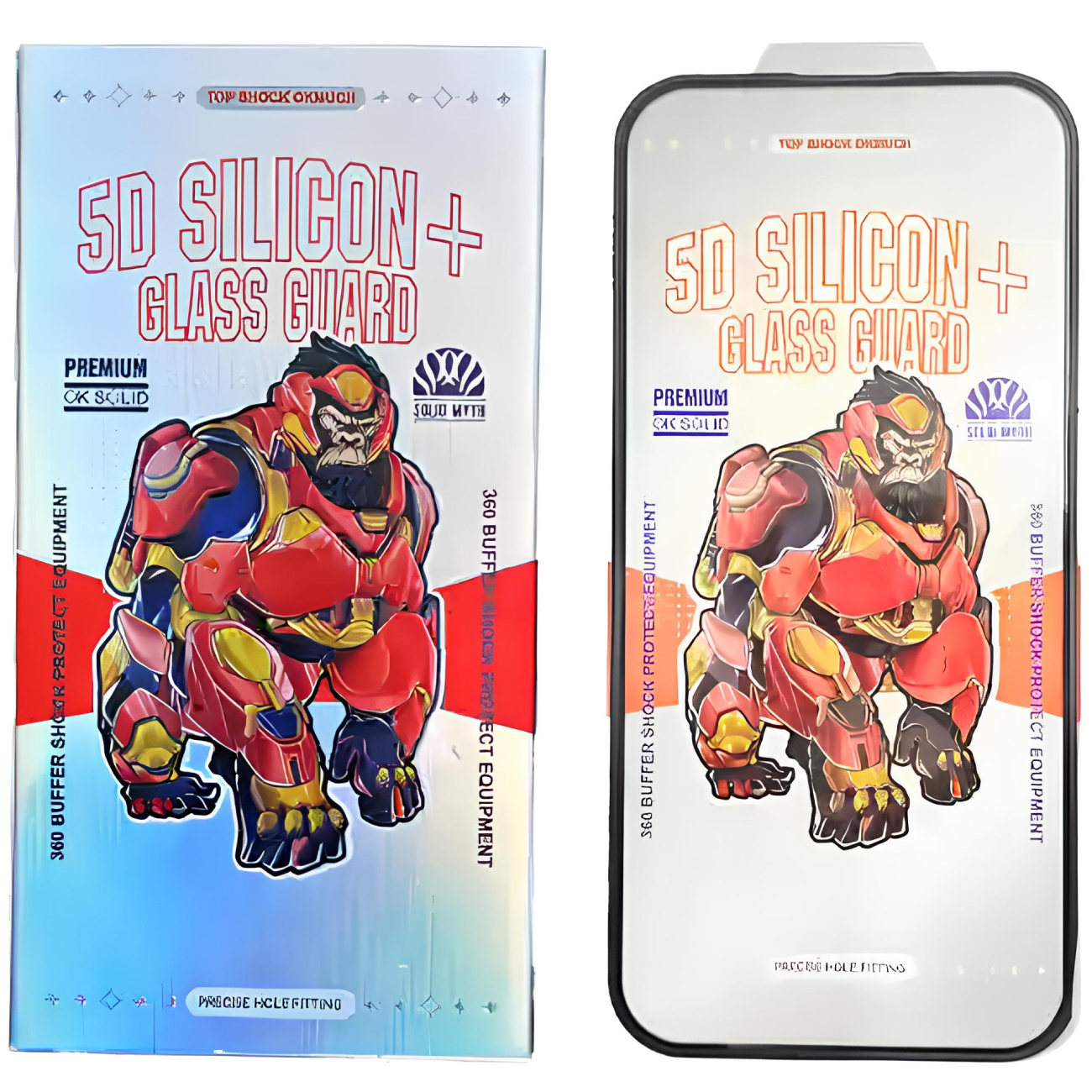گلس ایربگ دار آیفون 15 پرومکس 5 بعدی موکوسون 5D Silicon Plus گلس ایربگ دار آیفون 15 پرومکس 5 بعدی موکوسون 5D Silicon Plus - Image 1