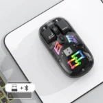 موس بی‌سیم دو حالته قابل شارژ با طراحی شفاف کوتسی OF-026 - تصویر 12