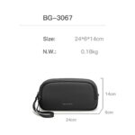 کیف دستی لوازم موتی کالا بنج BANGE BG-3067 دو زیپ - Image 9