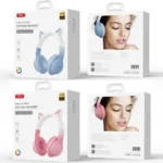 هدفون فانتزی بلوتوثی 5.3 طرح گربه ایکس‌او BE38 - Image 12