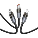 کابل چند سر میکرو، تایپ‌سی، لایتنینگ 100 وات 120 سانتی‌متر مک‌دودو CA-7260 - Image 4
