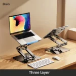 پایه لپ‌تاپ تاشو چرخشی 360 درجه قابل تنظیم آرتاکو RS-CP84S - Image 11