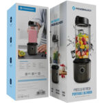 مخلوط‌کن و اسموتی‌ساز شارژی 450 میلی‌لیتری 126 وات پاورولوژی PSM013 - Image 10