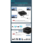 مبدل و سوئیچ HDMI دو در یک کوتسی OF-035 - Image 3