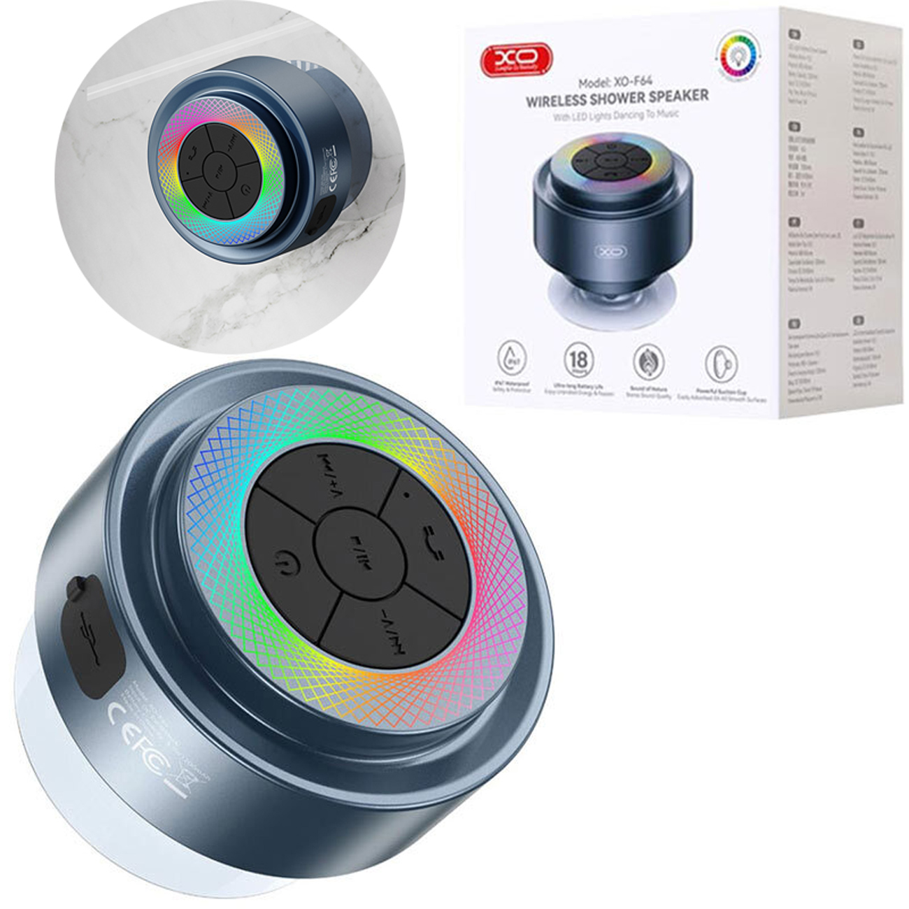 اسپیکر بلوتوثی کوچک شارژی ایکساو XO F64 اسپیکر بلوتوثی کوچک شارژی ایکساو XO F64 - Image 1