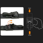 کیف دوشی ضدآب بنج BANGE BG-7851 چند منظوره - Image 17