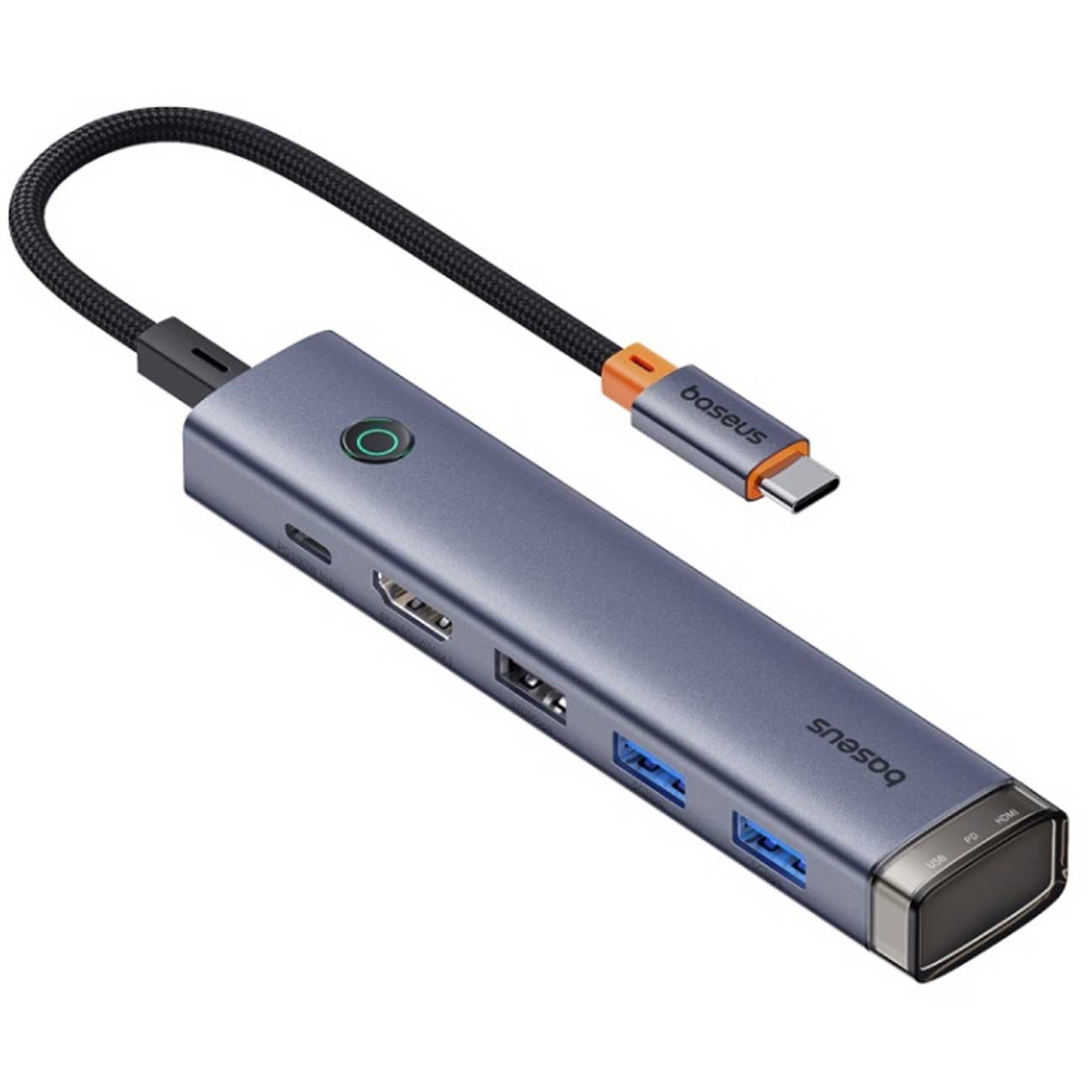 هاب تایپ سی 6 پورت بیسوس Baseus BS-OH166 هاب تایپ سی 6 پورت بیسوس Baseus BS-OH166 - Image 1