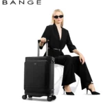 چمدان چرخ‌دار 20 اینچی ضدآب و ضدسرقت 52 لیتری بنج Bange QL701 - Image 4