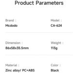 هولدر موبایل ماشین مک دودو MCDODO مدل CM-6240 مگنتی و داشبوردی - Image 13