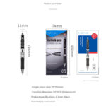 خودکار ژله ای مشکی گوانگبو Guangbo مدل ZX9K35D بسته 12 عددی - Image 3