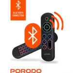 ریموت کنترل بی سیم پورودو Porodo مدل PDARMKBBK با کیبورد - Image 2
