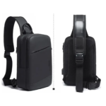 کیف کراس بادی مردانه USB دار بنج Bange BG-22002 - Image 5