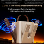 خشک کن و بوگیر هوشمند 3 جفت کفش shoes dryer - Image 6