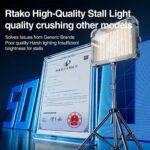 پروژکتور LED شارژی آرتاکو Rtako مدل AR-GTB600T چند منظوره - Image 8