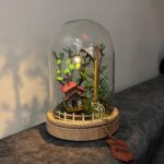 حباب شیشه ای دکوری طرح کلبه جنگلی - Image 3