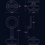 هولدر مکشی مگنتی الکتریکی تاشو چرخشی 360 درجه قابل شارژ چندکاره بونروی X94 - Image 12