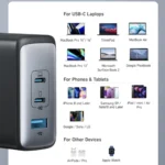 شارژر دیواری سوپر فست شارژ تایپ سی و یو اس بی 100 وات انکر A2145K11 - Image 9