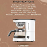 قهوه ساز لپرسو LEPRESSO مدل LPDRPCOFM - Image 4