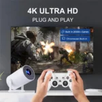 ویدئو پروژکتور گیمینگ جیک اسپیس Geek Space مدل HY300a با دسته بازی - تصویر 2