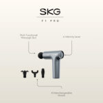 ماساژور تفنگی شارژی اس کا جی SKG مدل F1 Pro - Image 16