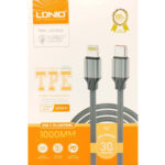 کابل تایپ سی به لایتنینگ الدنیو LDNIO مدل LC441i توان 30 وات 1 متر - Image 6