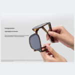 عینک آفتابی شیائومی Xiaomi اصل مدل MJTA06LM تاشو پلاریزه UV400 - Image 5