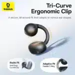 هندزفری بلوتوثی باسئوس Baseus مدل Bass BC1 کلیپسی با بلوتوث 6.0 - Image 5