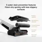 جارو شارژی شیائومی Xiaomi اصل مدل W30 Pro خشک و مرطوب - Image 7