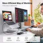 سوئیچ اشتراک گذاری 2 در 4 پورت 3.0 USB یوگرین UGREEN مدل 30768-US216 - Image 9